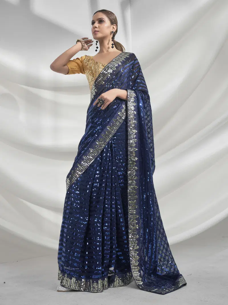 kalishtha OP 156 To 285 Georgette Party Wear Saree Wholesale In India